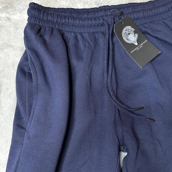 NWT Crooks & Castles Duffle Bag Boy Fleece Joggers Men’s S - Picture 6 of 8